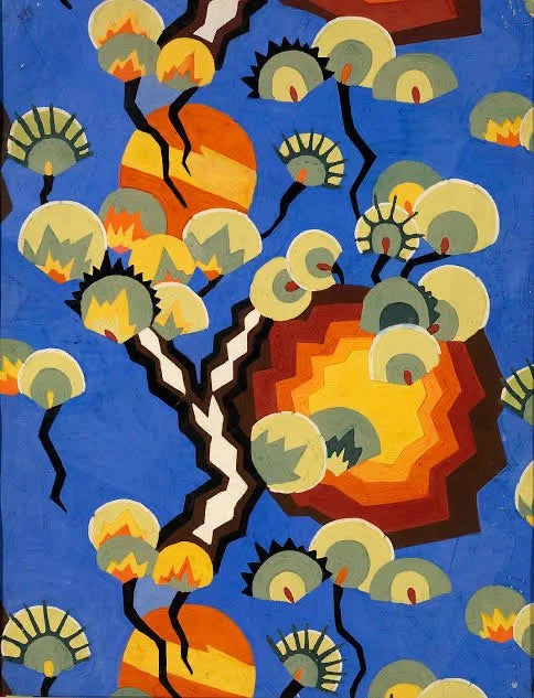Design textil para Cretone - Lois Mailou Jones
