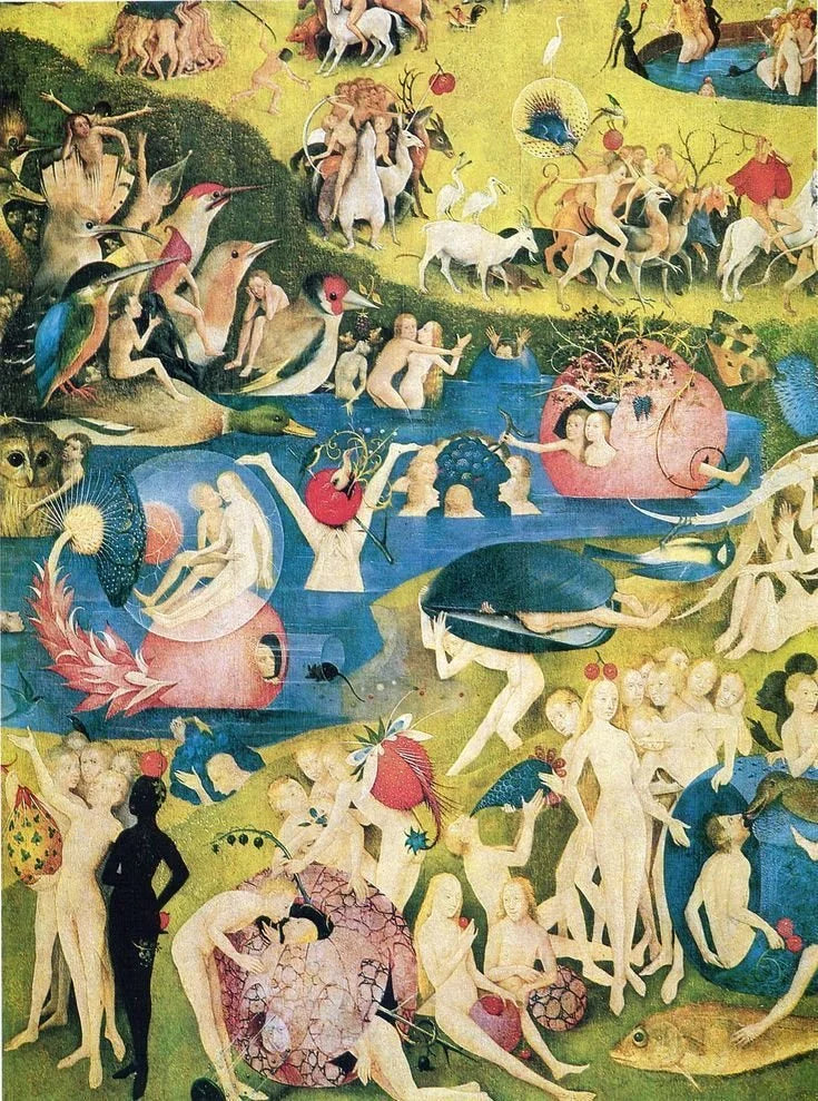 Jardim dos prazeres terrestres de Hieronymus Bosch