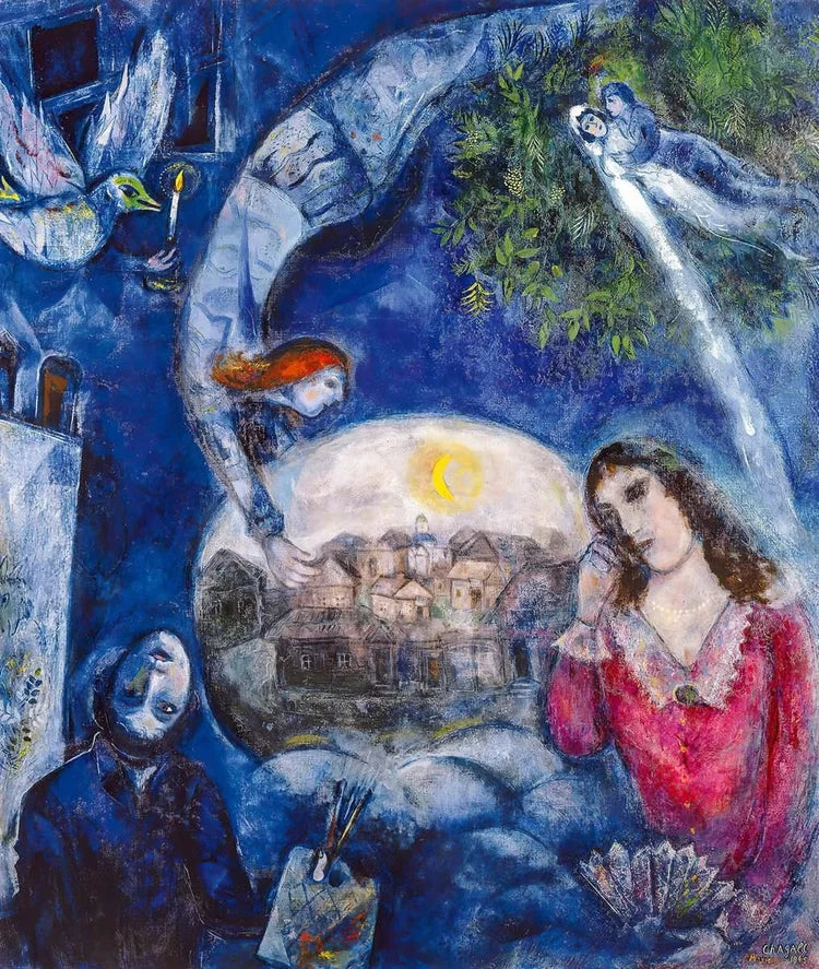 Ao redor dela de Marc Chagall 